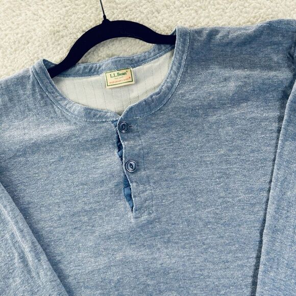L.L. Bean Other - L.L. Bean (River Driver's Shirt) Henley Blade Collar  Blue Size XXL Tall 2 Layer